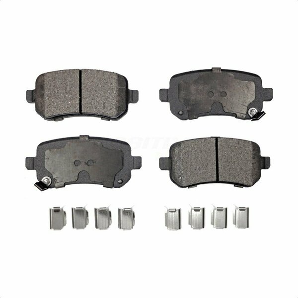 Positive Plus Rear Semi-Metallic Disc Brake Pads For Dodge Grand Caravan Chrysler Town & Country Journey PPF-D1326